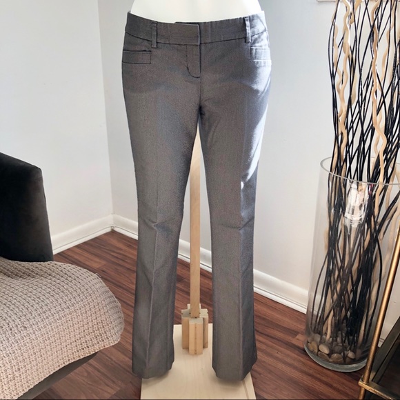 Express Mid Rise Barely Boot Columnist Dress Pants - Picture 1 of 8